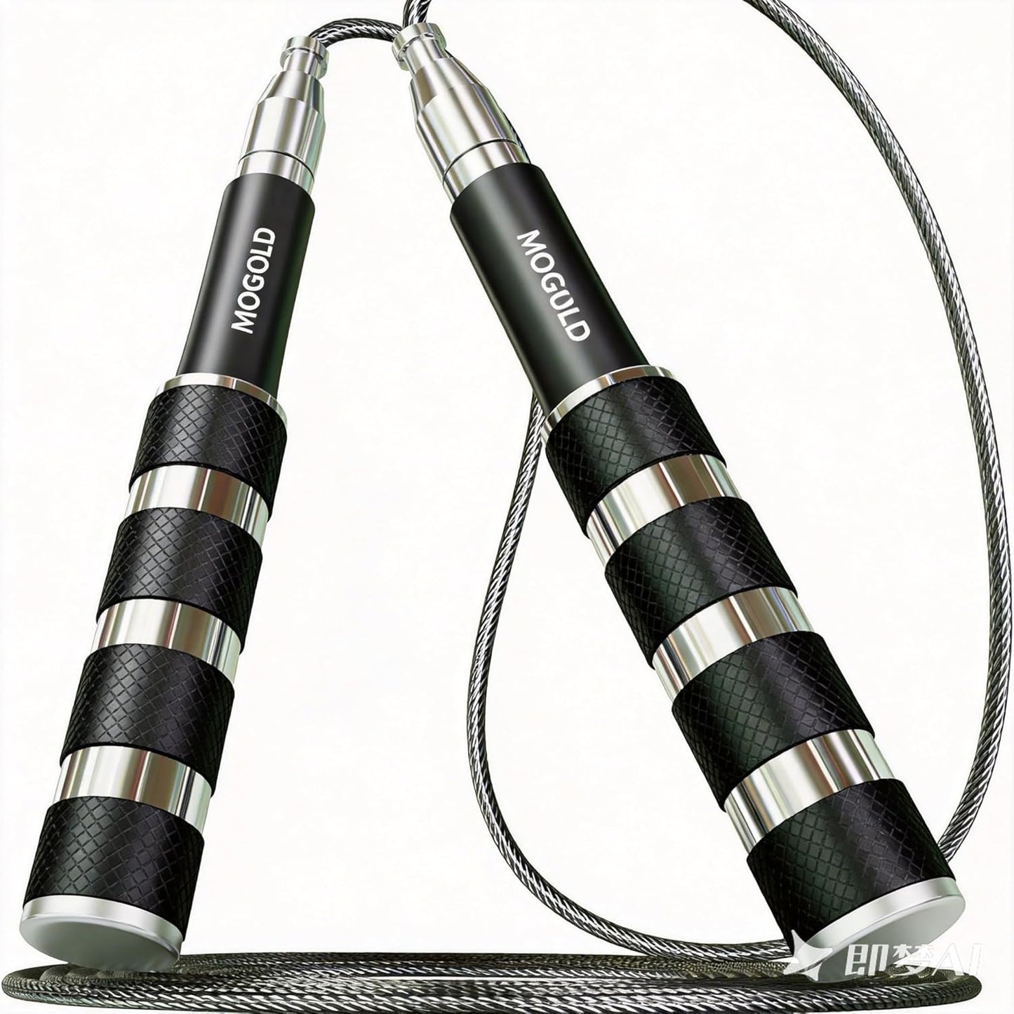Retractable Jump Rope - Adjustable No-Tool Design | Tangle-Free Steel Cable for Travel & Gym Use