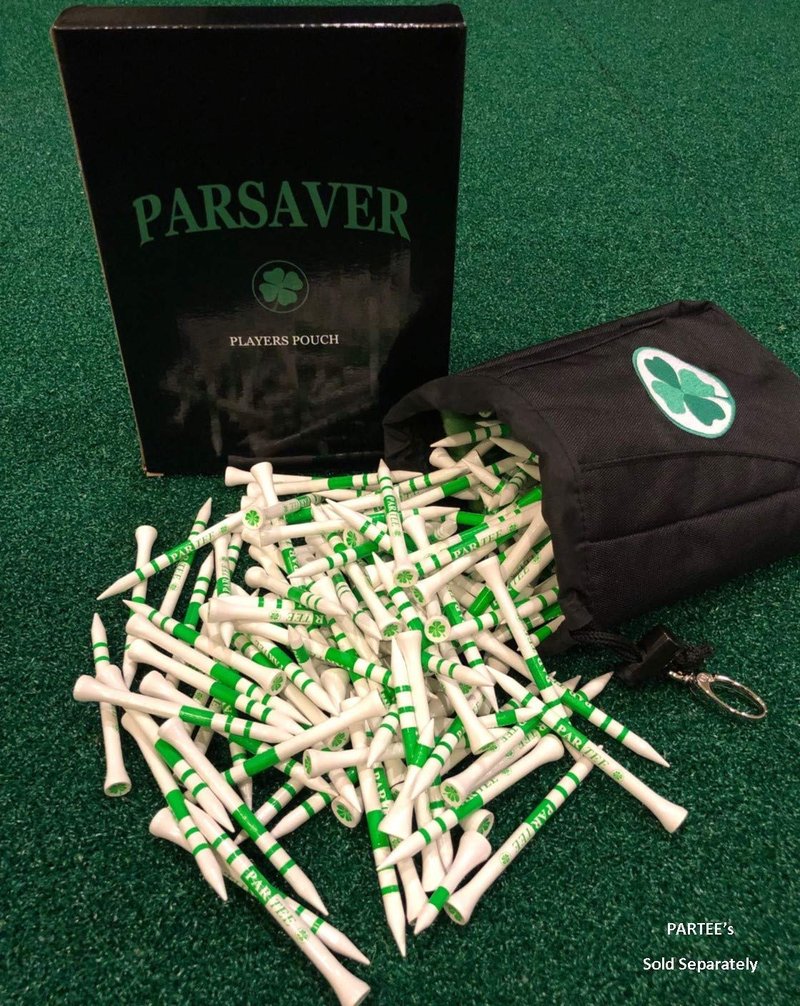 Players Clover Valuables Pouch - A Must Golf Accessories Bag - Safely Store Your Wallet Jewelry Watch Golf Tees Divot Tool and Golf Ball Markers (Green Clover)