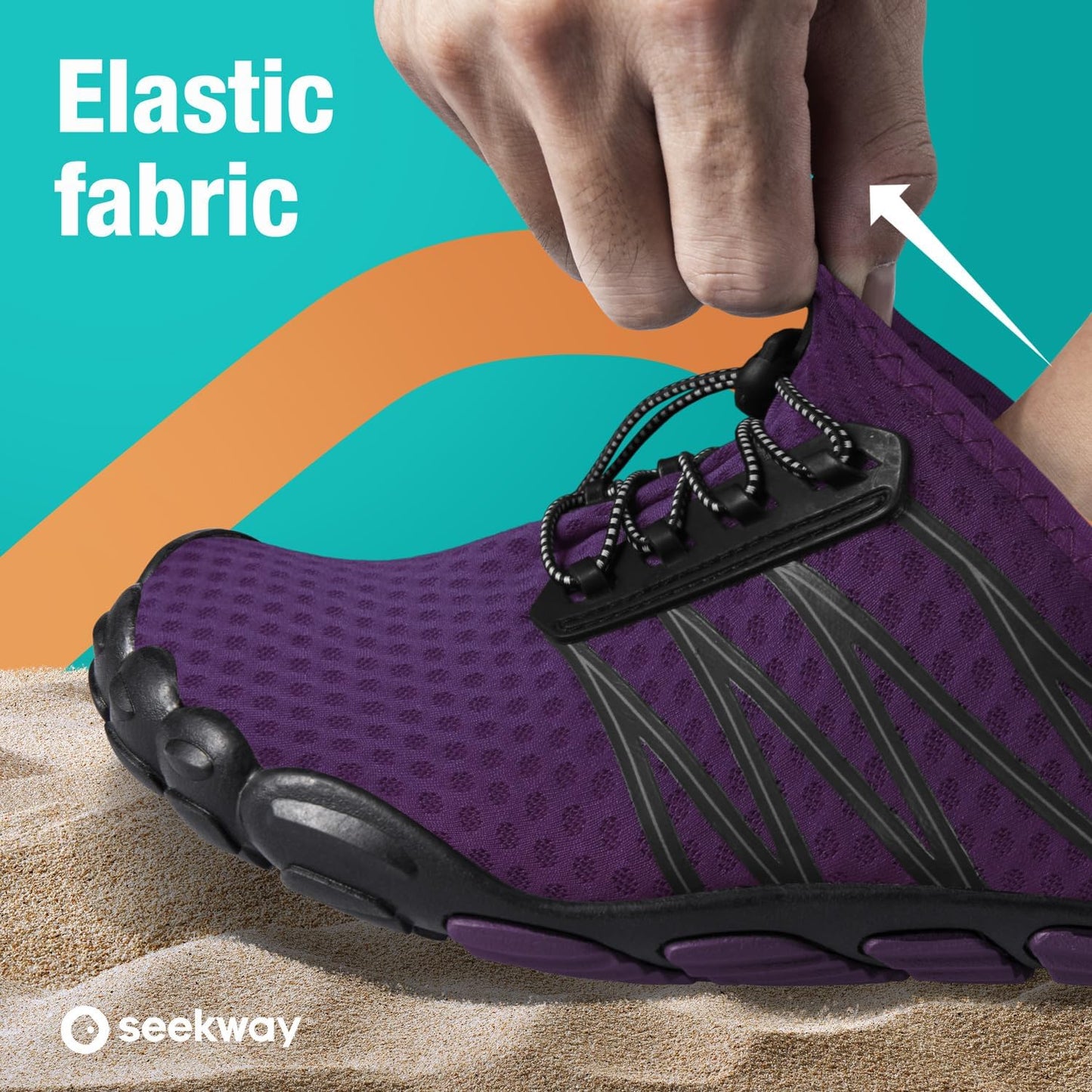 SEEKWAY Quick-Dry Water Shoes for Men & Women - Barefoot Aqua Socks for Beach, Swim, Hiking & Kayaking