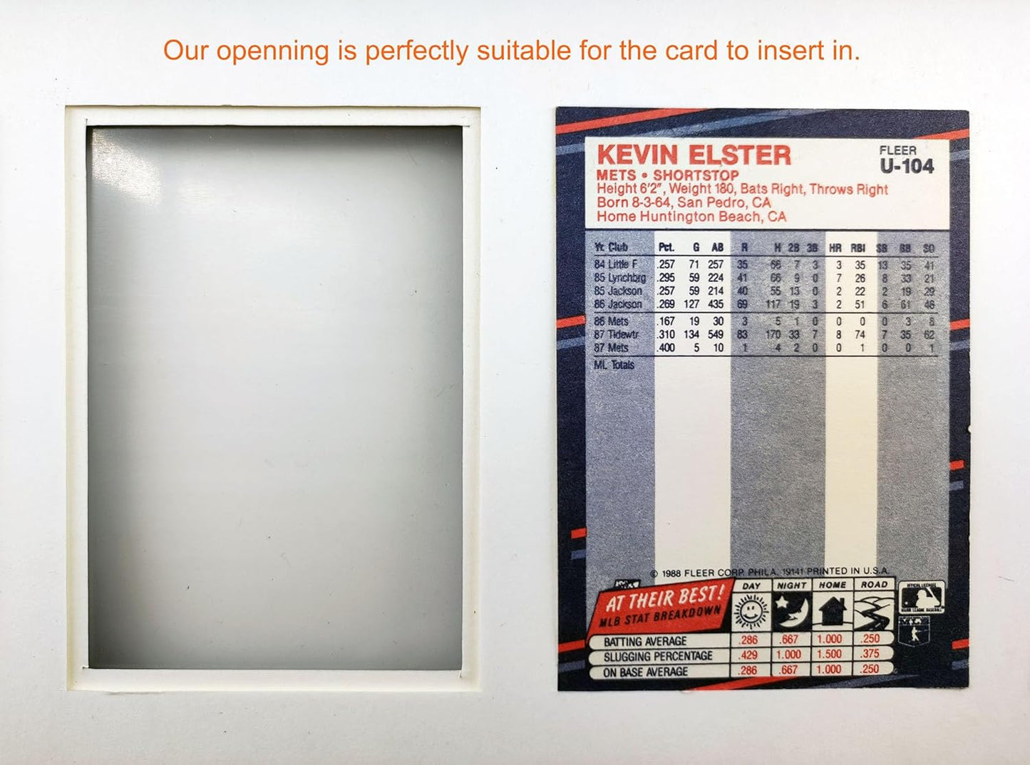 Trading Card Display Frame - 2 Pack for 5 Standard Cards | UV Protection, Black Double Mats, Sports Collector Wall Holder