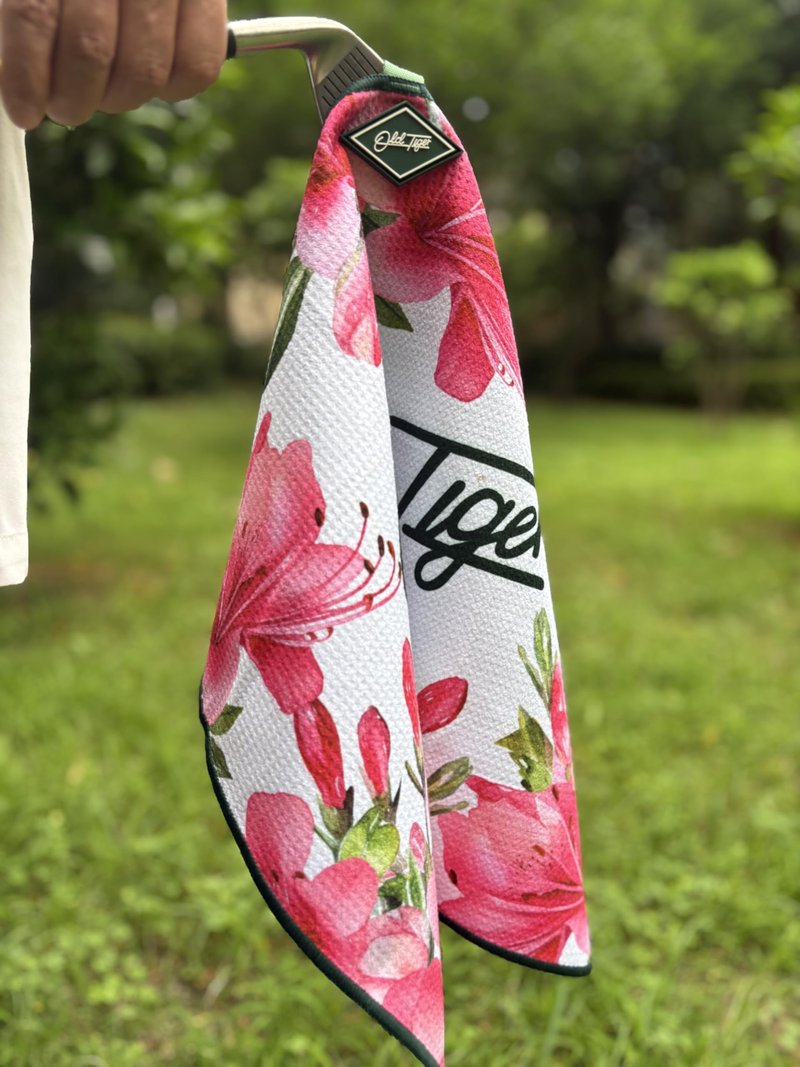CROWNBLANKS Magnetic Golf Towels, 24''x16'' Fast Drying Microfiber Waffle Azalea Golf Towel for Carts or Golf Clubs, for Men Women