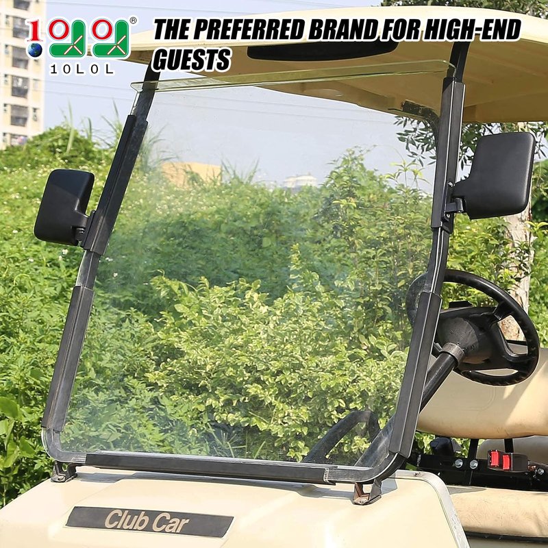 10L0L 12.6'' Club Car Windshield Retaining Clips fit for (1'' Diameter Iron Pipe) Golf Cart Club Car DS Precedent Windshield Sash Clips Replacement Part 1014441-01 1021630-01