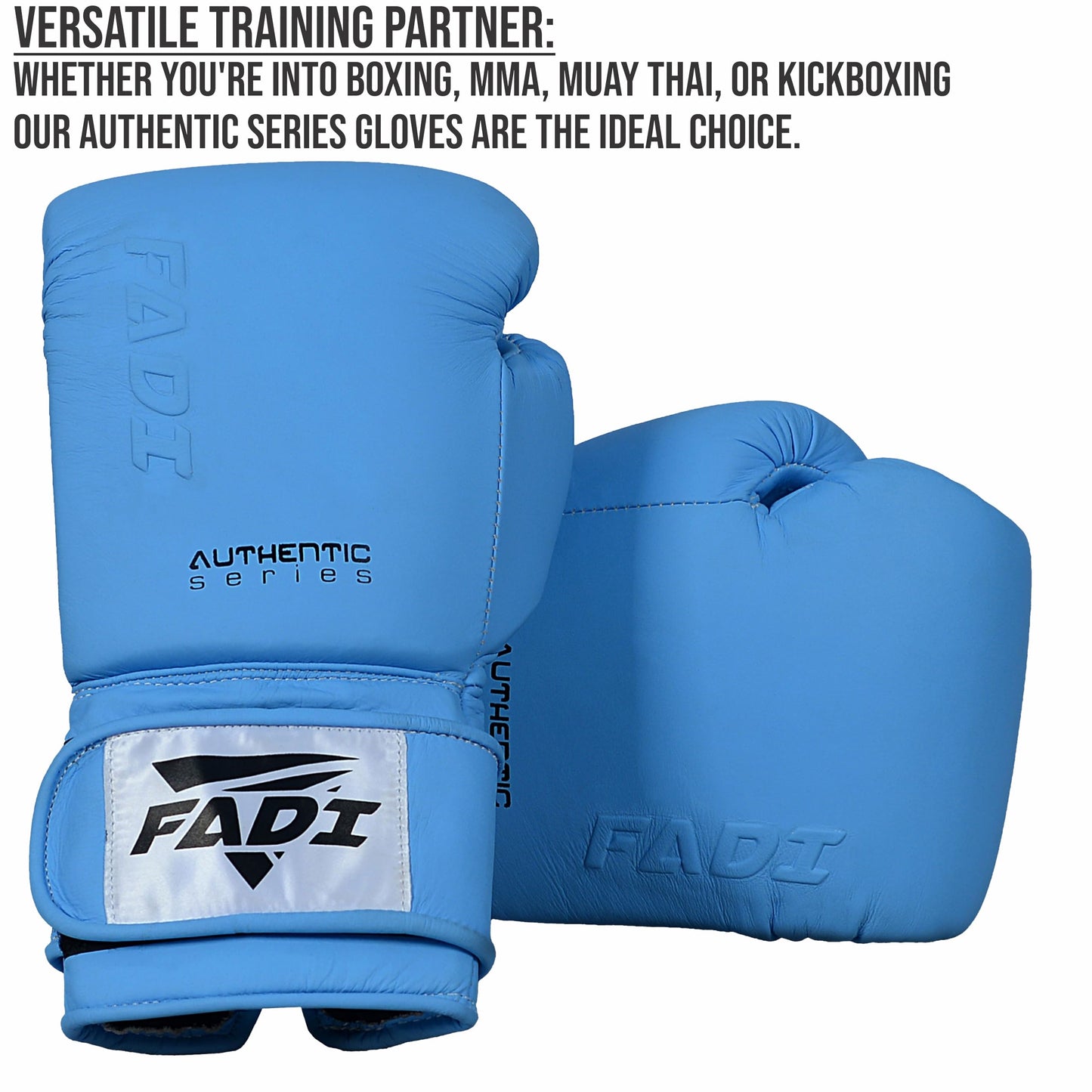 Fadi Sports A1 Pro Boxing Gloves, Genuine Cowhide Leather, Training & Sparring Gloves for Men & Women, Muay Thai MMA Kickboxing Heavy Bag Mitt Work, Multi-Layer Foam, Ventilated Palm, 10 12 14 16 Oz