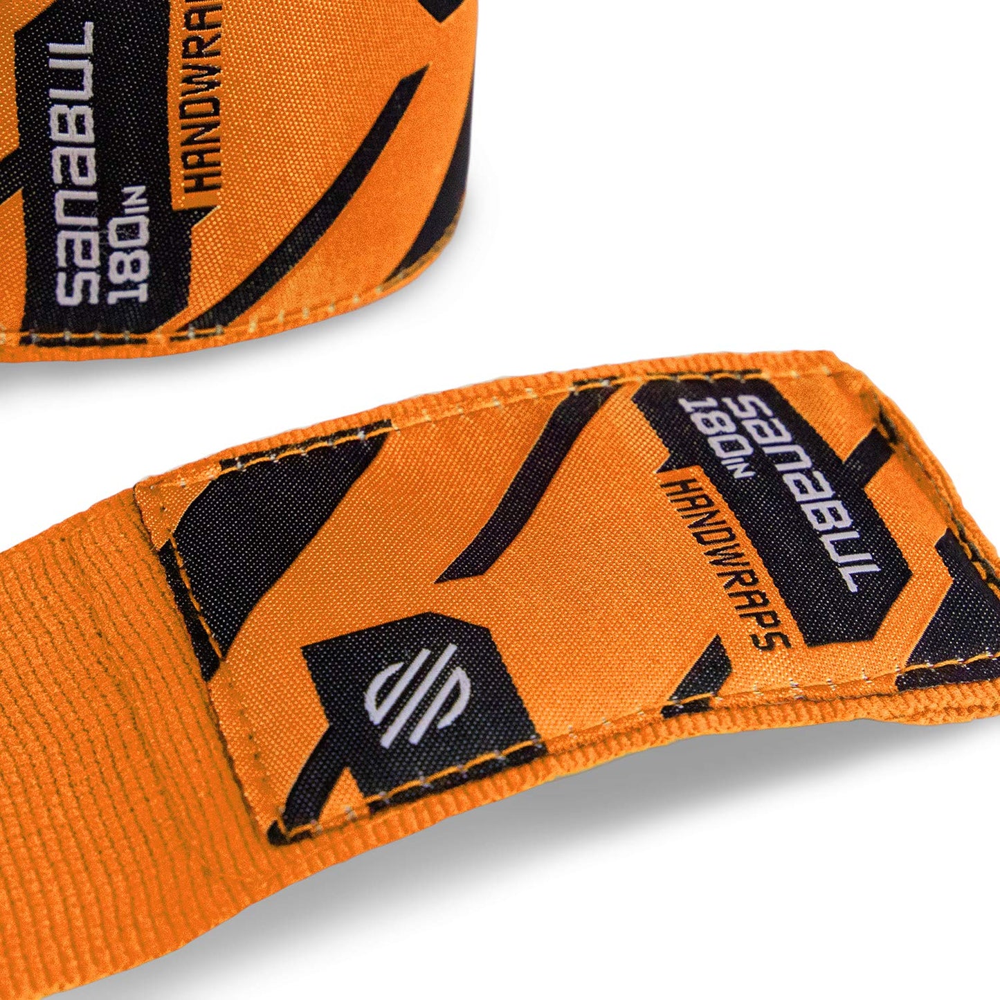 Sanabul Elastic Professional 180 inch Handwraps for Boxing Kickboxing Muay Thai MMA (Orange, 180 inch)