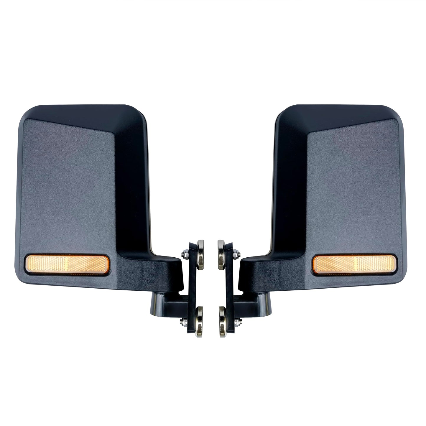 Mamiko Universal Magnetic Golf Cart No-Drilling Side Mirrors Compatible with EZGO Yamaha Club Car Railing Magnet Tractor Mirror Side View for Kubota - Plug and Play