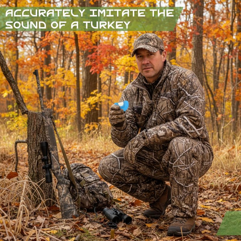 Turkey Mouth Calls - 12 Pack Diaphragm Calls for Realistic Hen Sounds | Perfect Gift for Hunters, Beginners & Pros