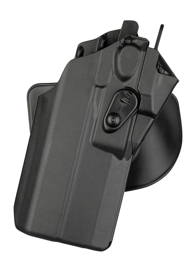 Safariland 7378RDS ALS (Automatic Locking System) Duty Holster, Red Dot Sight Compatible, STX Plain Black, Right Hand, Fits: SIG XFIVE Streamlight TLR7
