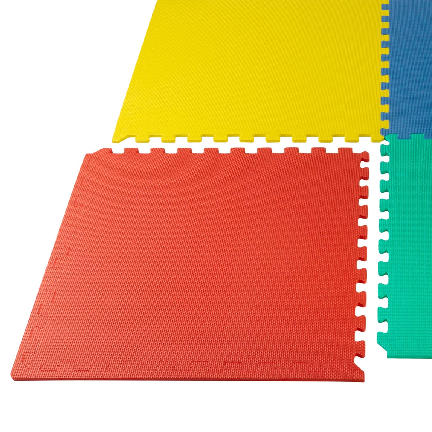 We Sell Mats 3/8 Inch Thick Multipurpose Exercise Floor Mat with EVA Foam, Interlocking Tiles, Anti-Fatigue for Home, or Gym, 24 in x 24 in
