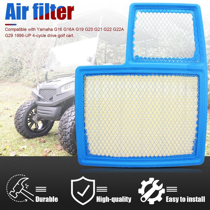 YOFMOO G16 G19 G20 G21 G22 G29 Filter Compatible with Yamaha Golf Cart JN6-E4450-00 JN6-E4450-01 G16A G22A 4-Cycle Engine 301cc 357cc 1996-UP