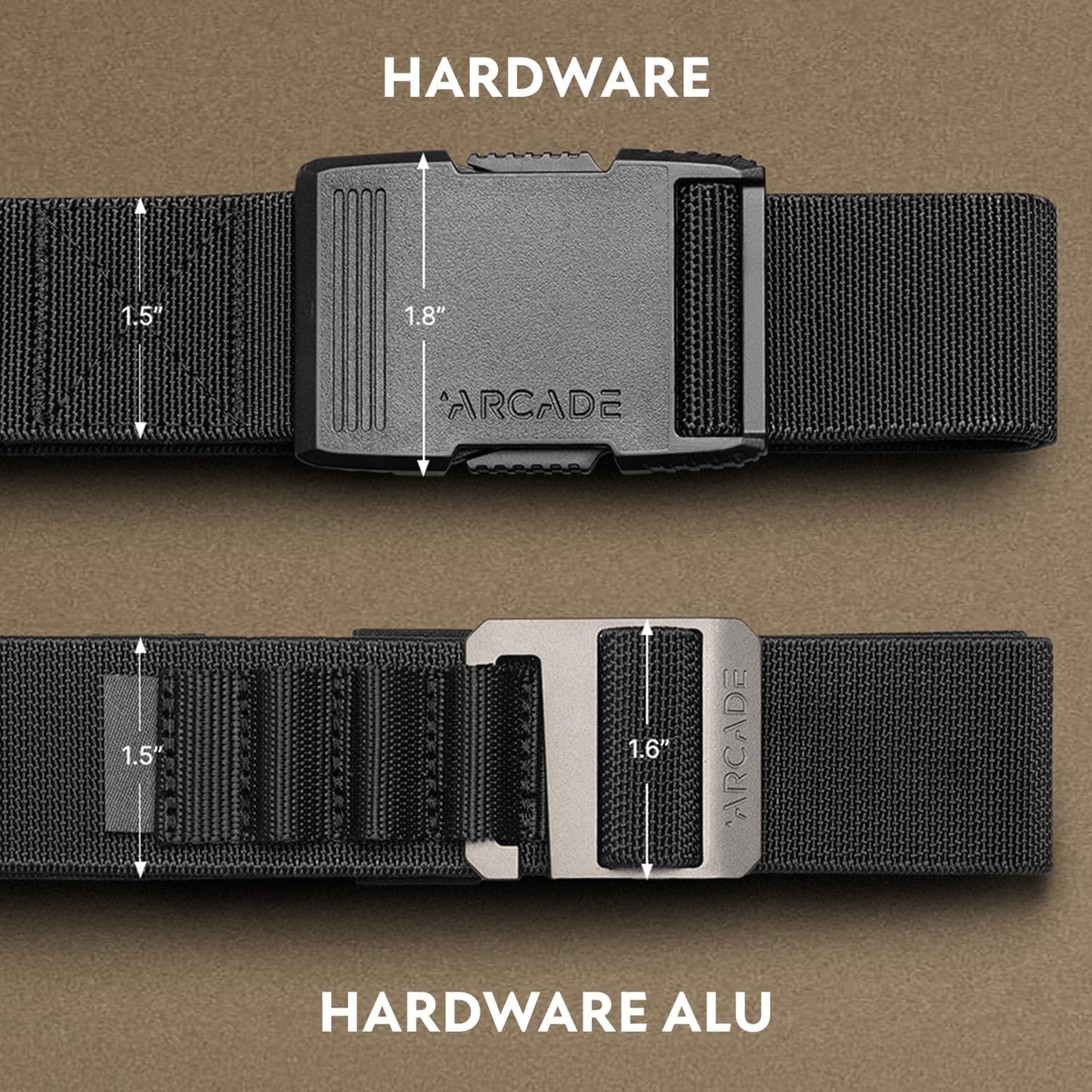 Utility Belt for Arcade Belts - Durable Design for Everyday Use | Adjustable Fit