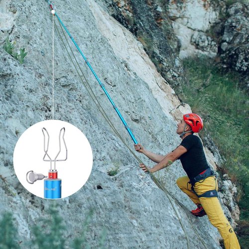 KAILAS Stick Clip Up Rock Climbing Quickdraws Carabiners Climbing Accessories Grabber Reacher Tool Lightweight Extendable