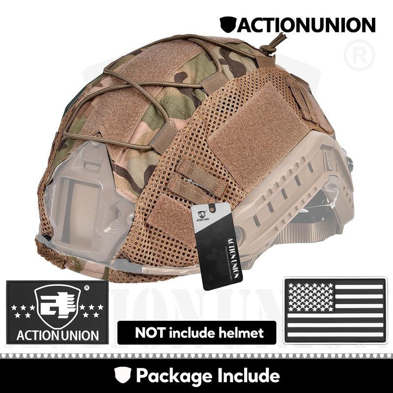 ACTIONUNION Tactical Airsoft Helmet Cover for PJ/BJ/MH Helmet (WL)