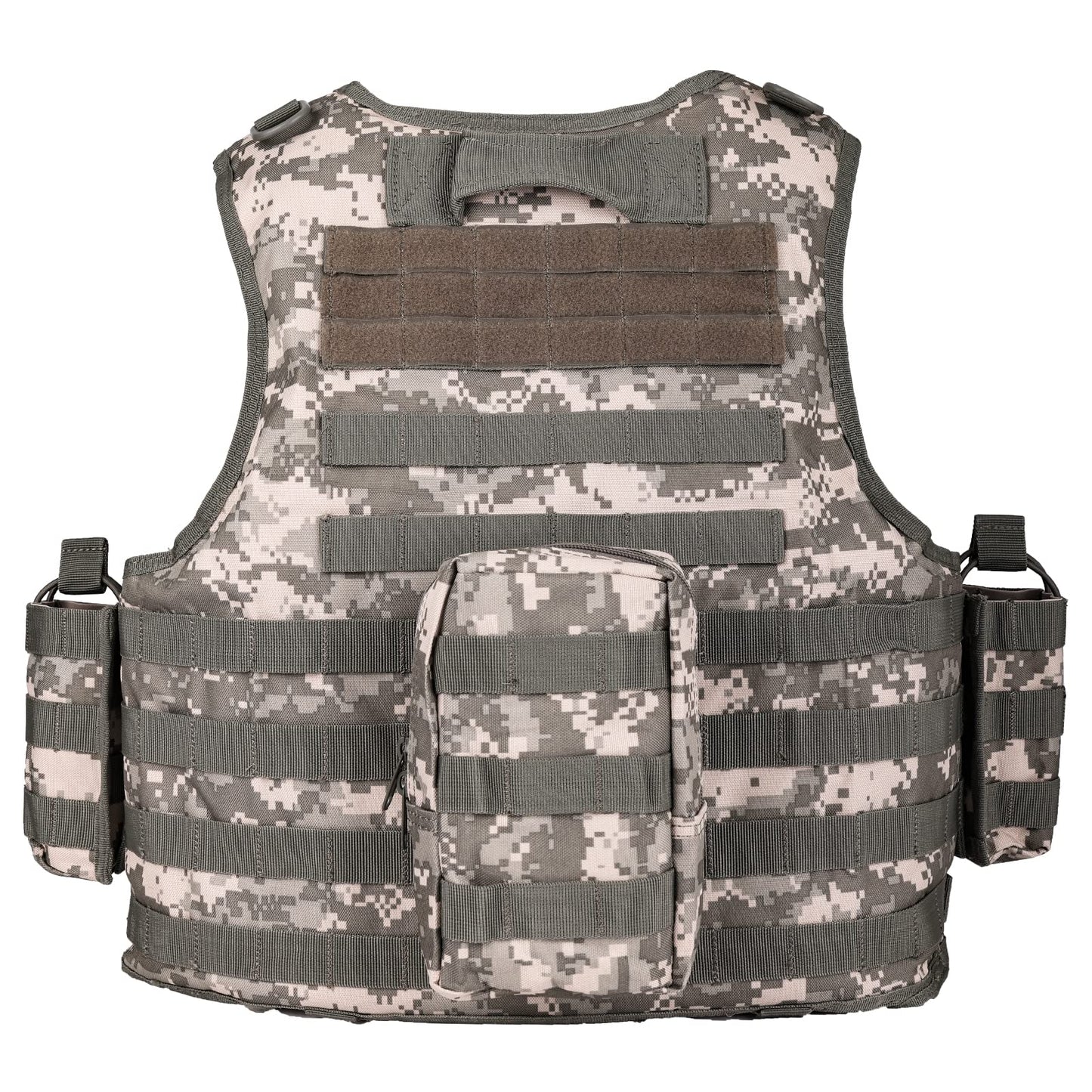 YAKEDA Outdoor Tactical Airsoft Vest Adjustable Fit Adult (ACU)