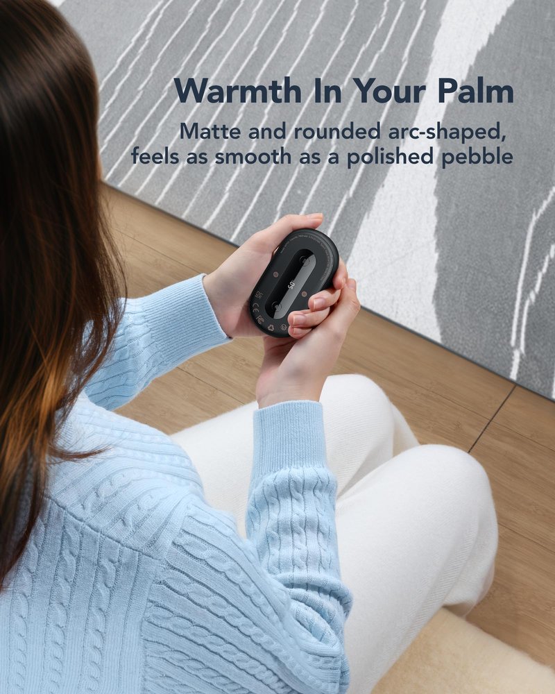 Al Hand Warmer Rechargeable, WeeFancy Magnetic Handwarmers Gifts Set, Small Palm Heater Instant Heating UP to 131°F, 15 Hours Long Lasting, Tech Gifts for Outdoors, Hunting, Camping, Golf Essentials