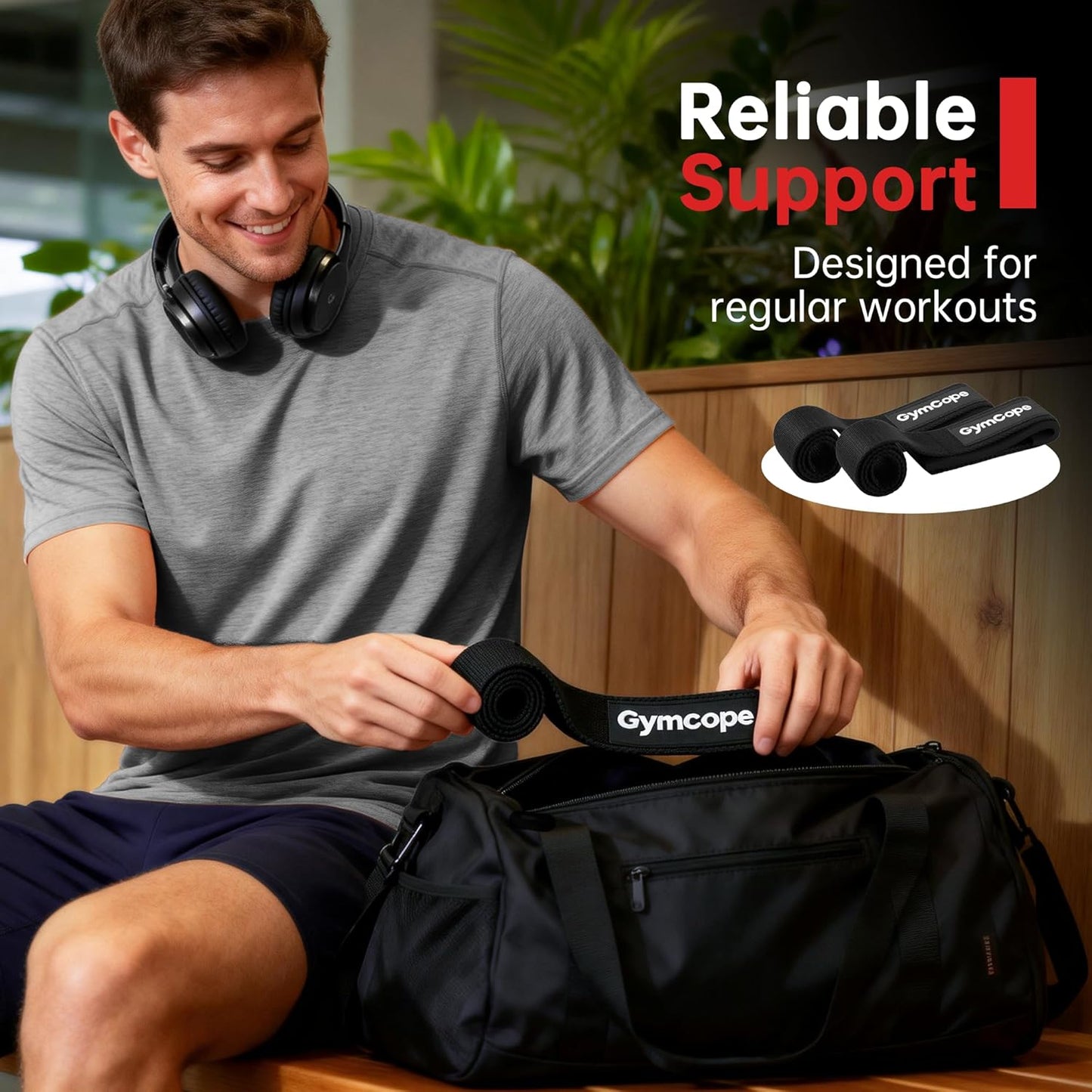 Lifting Wrist Straps for Weightlifting - Heavy Duty Support for Deadlifts & Powerlifting | 1 Pair