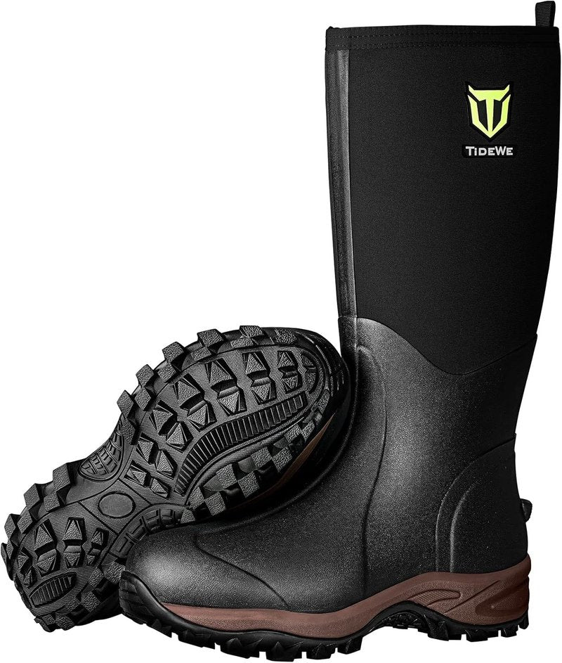 TIDEWE Waterproof Neoprene Boots for Men & Women - Sturdy 6mm Hunting & Rain Boot | Arctic Outdoor Gear