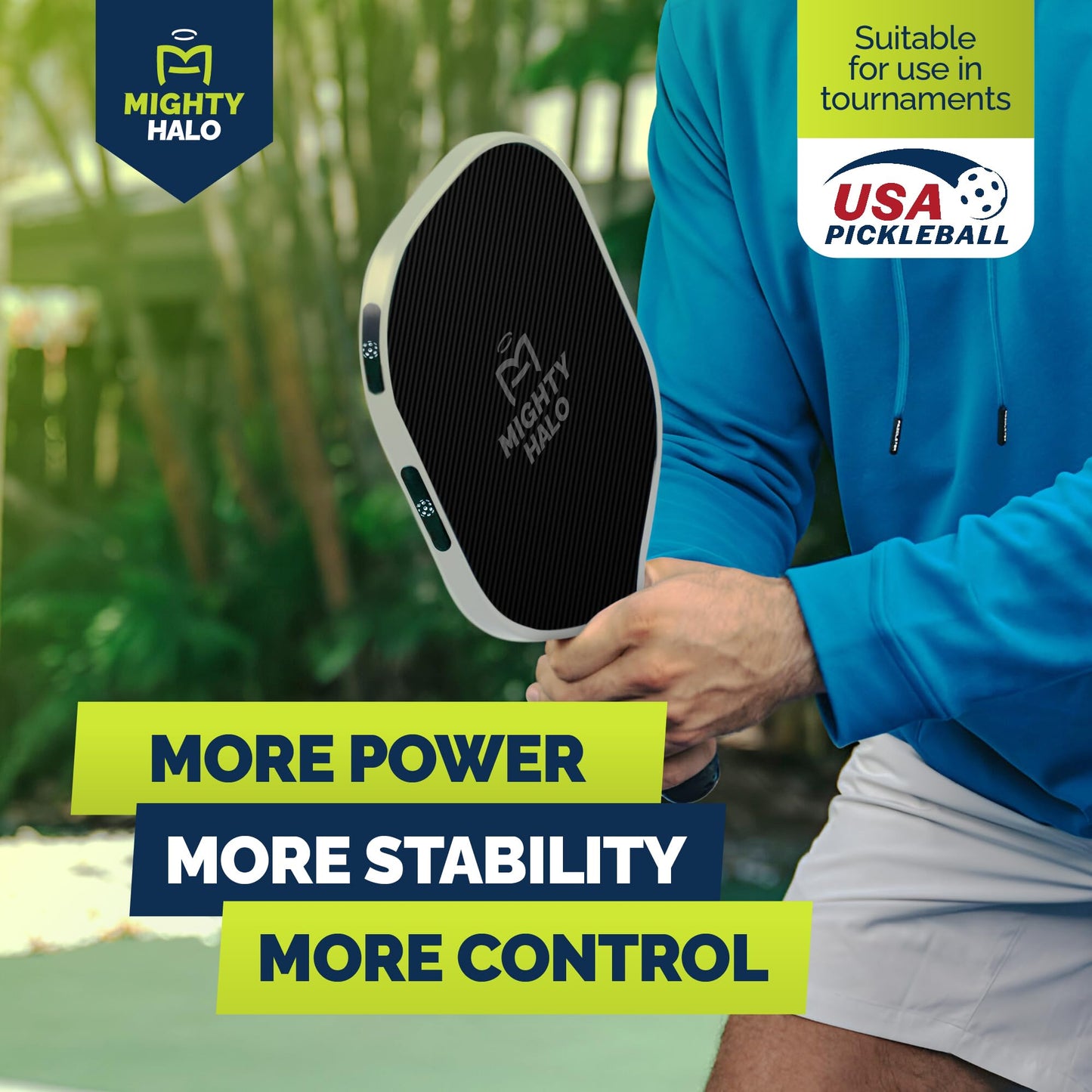 MIGHTY HALO Lead Tape for Pickleball Paddles | Pre-Cut 3g Strips | Plastic-Coated, High-Performance Adhesive Weights