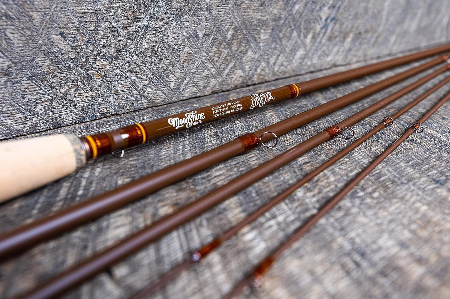 Fast Action Fly Fishing Rod - Carbon Fiber Graphite with Travel Case | Compatible with Drifter II, Vesper, Epiphany ESN & More - 2WT to 12WT