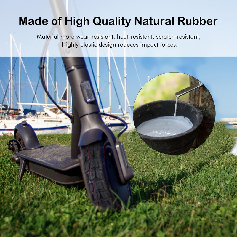 80/65-6 Scooter Tire Replacement, 255x80 10x3 Tire and Tube Set, 10 inch Tire, for Nanrobot D4/D5/D6+/Apollo Pro/Kugoo Kirim M4 Pro/Varla Eagle One/Kaabo Wolf Warrior/Mantis 10 Electric Scooter