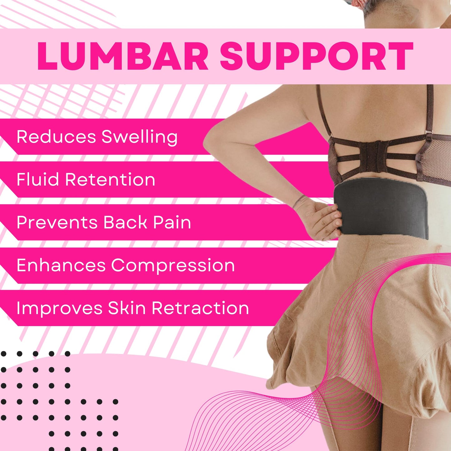 bombshell booty pillow Back Lipo Board Post Surgery Liposuction 360 – Lumbar BBL Compression Support, Back Foam Pad, Tabla Moldeadora Lumbar, Lipo Back Board After Surgery