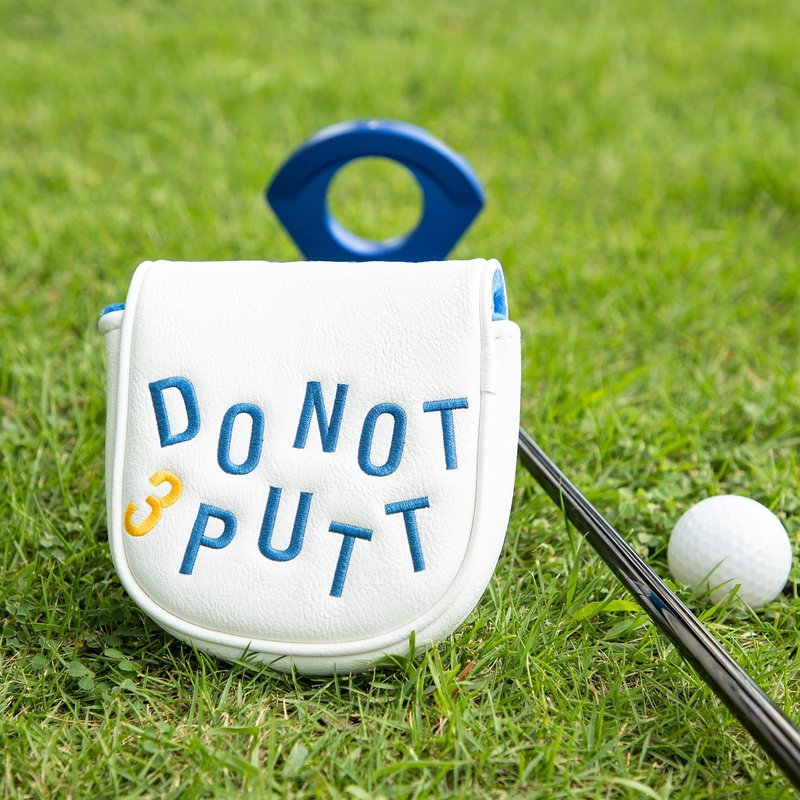 Golf Mallet Putter Cover Golf Putter Headcover with Strong Magnetic Closure Do Not 3PUTT Golf Putter Cover for DF3 Putter & OZ1 MEZZ 1 MEZZ1 MAX (for DF3 Mallet Putter)