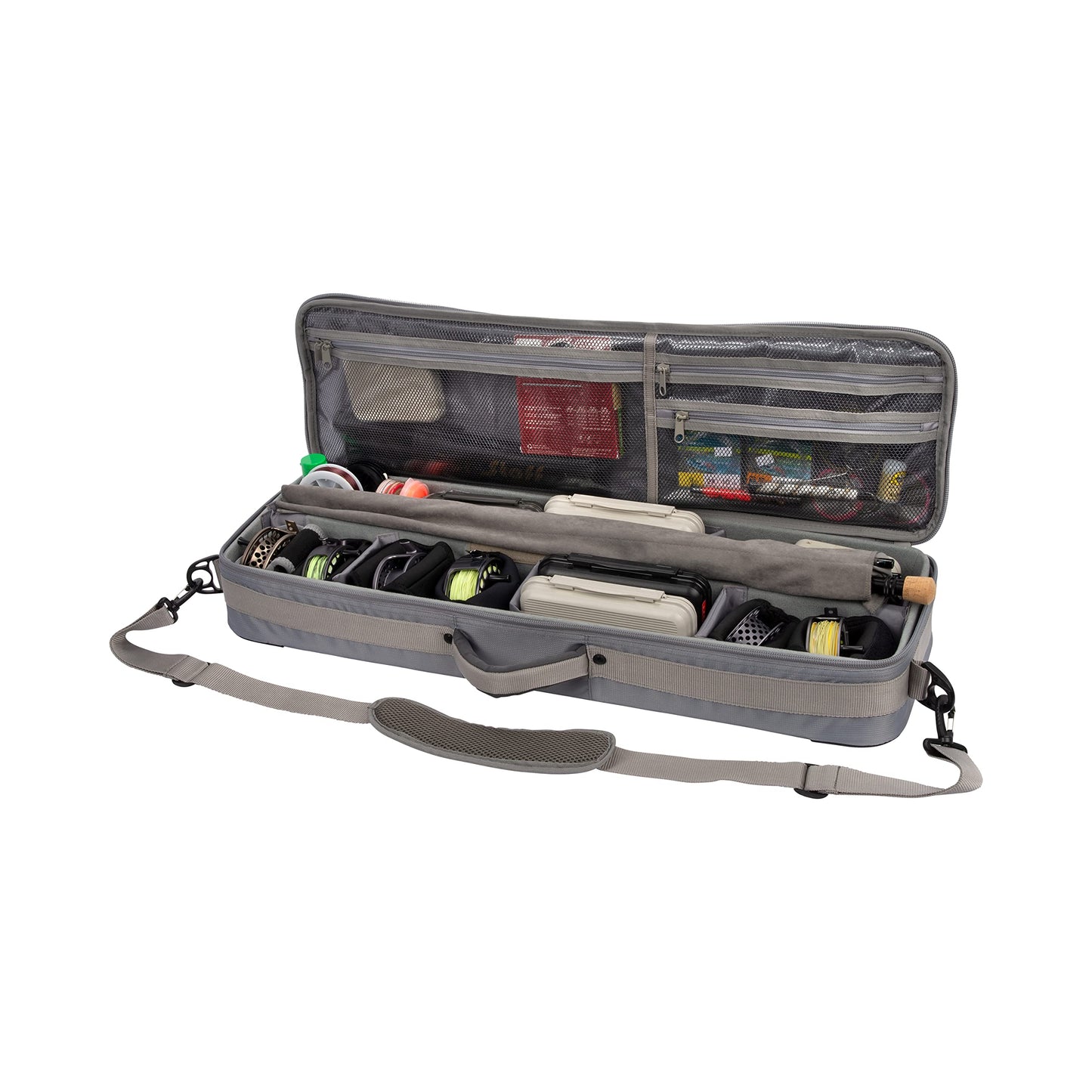 Allen Company Cottonwood Fly Fishing Rod & Gear Bag Case, Hold up to 4 Fishing Rods, Heavy-Duty Honeycomb Frame, Olive