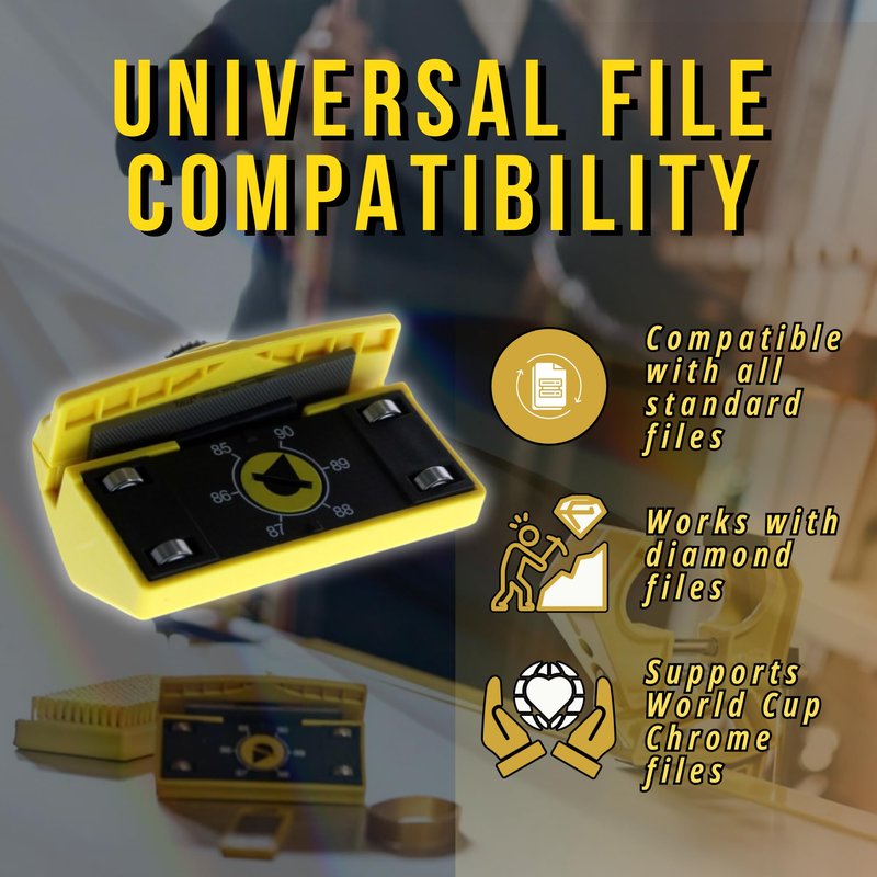 Toko Edge Tuner PRO - Sharpener for Easy and Safe Filing of Ski/Snowboard Side Edges