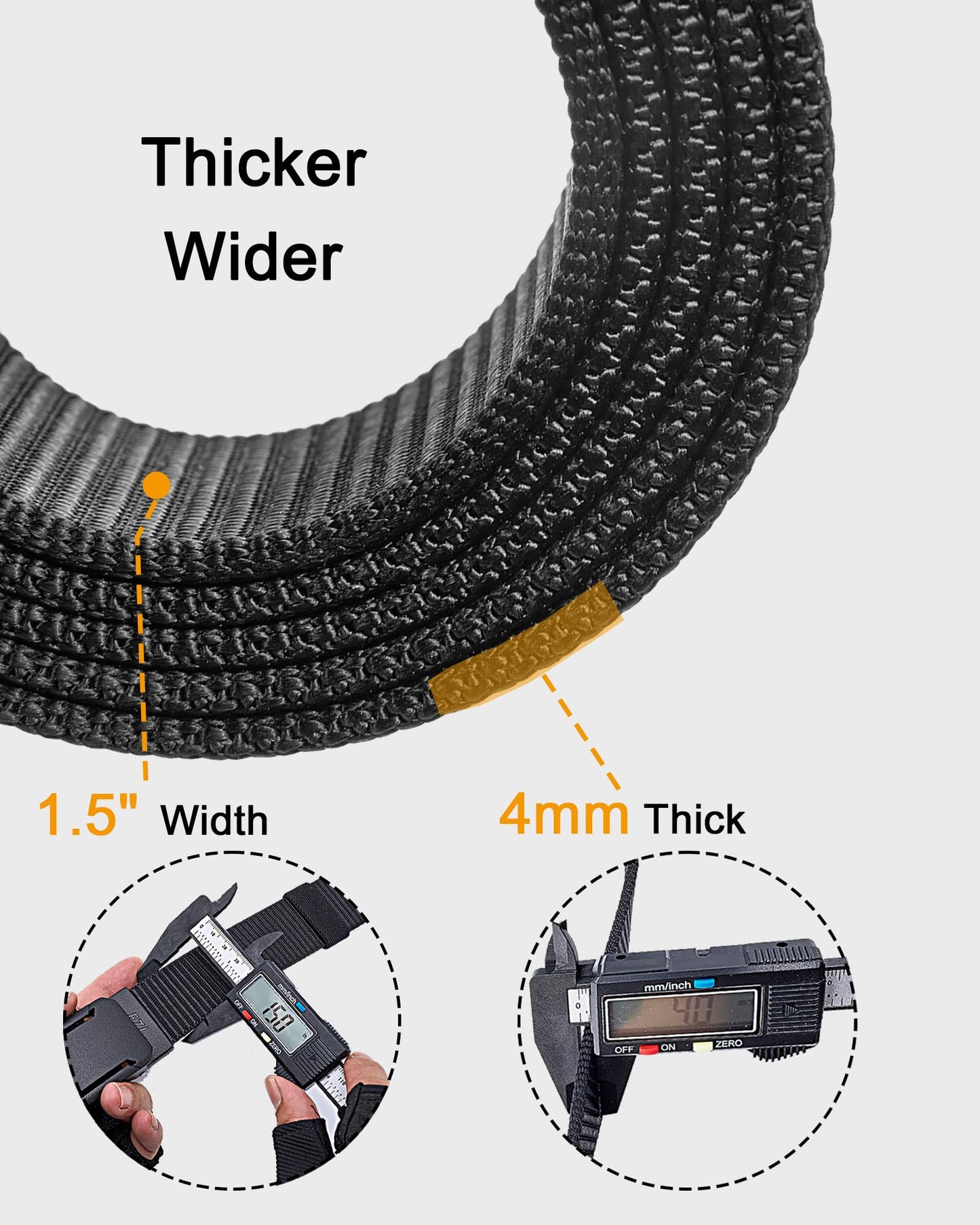 EZL Men's Tactical Belt, 1.5" Nylon Ratchet Belt for Work Duty EDC