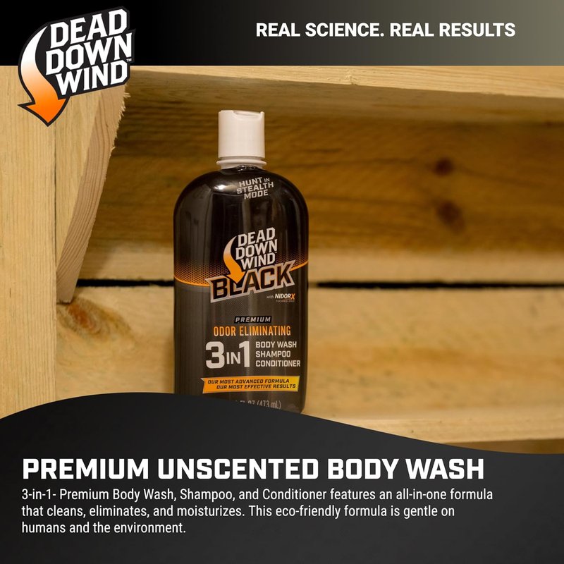 Dead Down Wind Hunting Scent Eliminator Kit - Odor Control for Successful Hunts