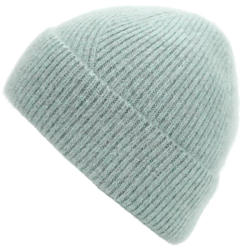 EASTER BARTHE Blue Cuffed Beanie Hat for Women Men Winter Warm Ribbed Knit Cuffed Beanie Skull Cap Ski Hat (Blue)