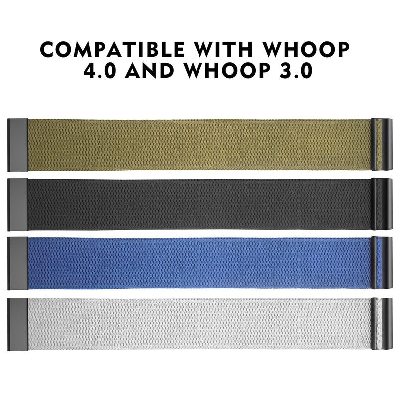 fitspur Comfortable and Breathable Replacement Wrist Band For Fitness Tracker, Compatible with WHOOP 4.0 Heart Rate Monitor(24cm) (Dark green)