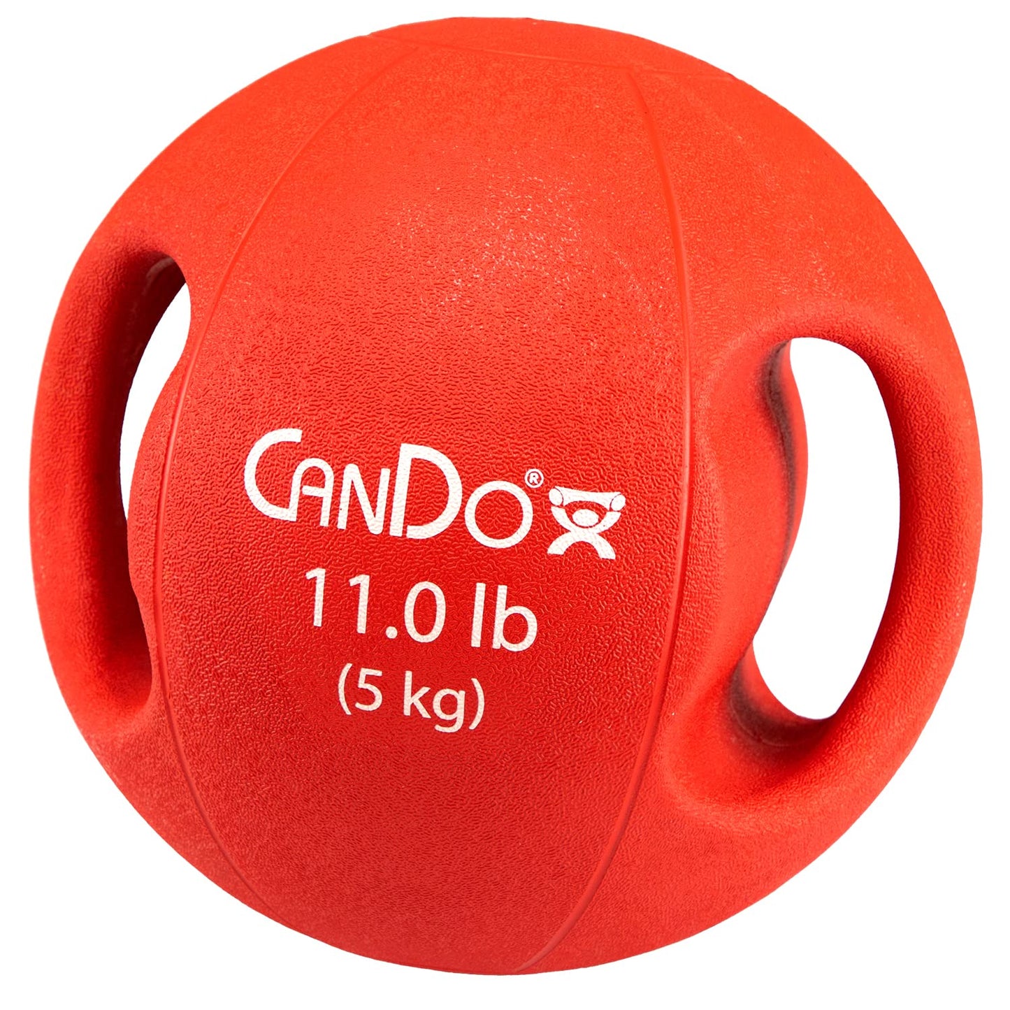 CanDo 505041 Molded Dual-Handle Medicine Ball, 11lb