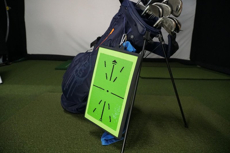 Eagle Mat Pro – Premium Grade Golf Swing Training mat Designed to Track Ball Impact and Swing Path for Accurate Feedback and Better Practice.