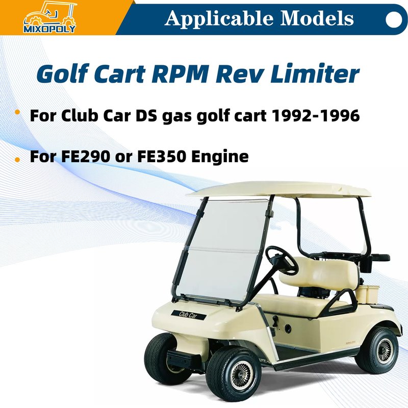 Mixopoly Golf Cart RPM REV Limiter Replacement Direct Fit for Club Car DS Gas 1992-1996 with FE290 and FE350 Engines High Performance Replace OEM 1016511