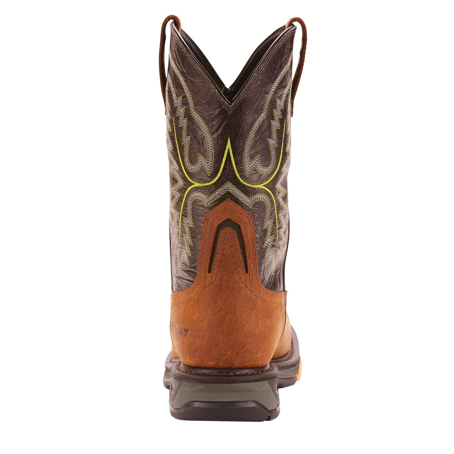 ARIAT Mens WorkHog XT Wide Square Toe Waterproof Work Boot Distressed Brown/Bravo Brown 10