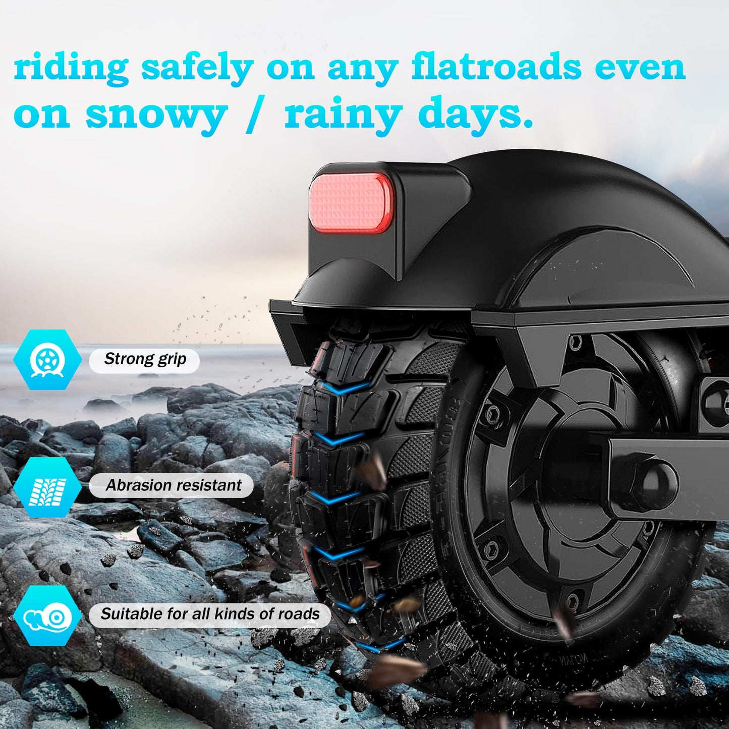 Relibupdater 80/65-6 scooter tire off Road，10in Tires Inner Tubes Replacement Thickened Pneumatic Tyres 255x80 10x3.0 Compatible with Electric Scooter Nanrobot D4/D6+ 2.0