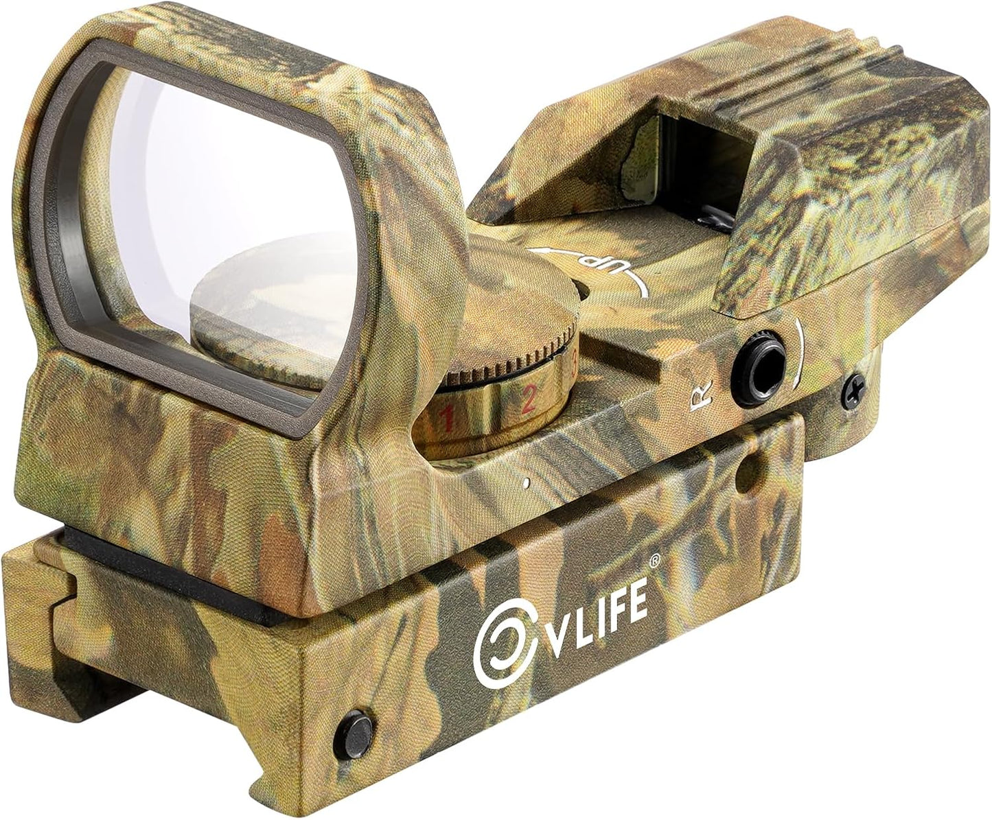 Red Green Dot Gun Sight Scope - CVLIFE 1X22X33 Reflex Sight with 20mm Rail