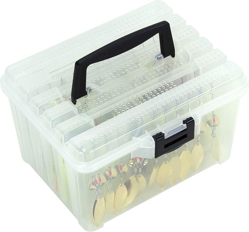 Plano Hydro-Flo Hanging Bait Stowaway - Clear Storage Solution for Fishing Gear | One Size