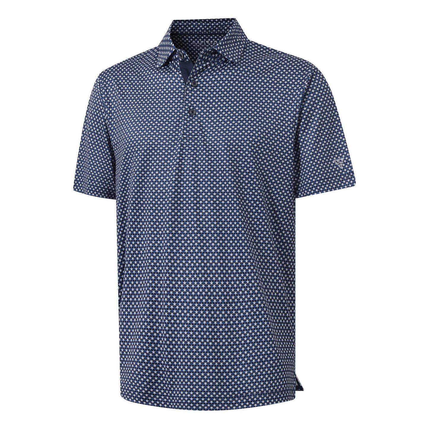 M MAELREG Polo Shirts for Men Quick Dry Fit Short Sleeve Performance Moisture Wicking Print Men’s Golf Shirts