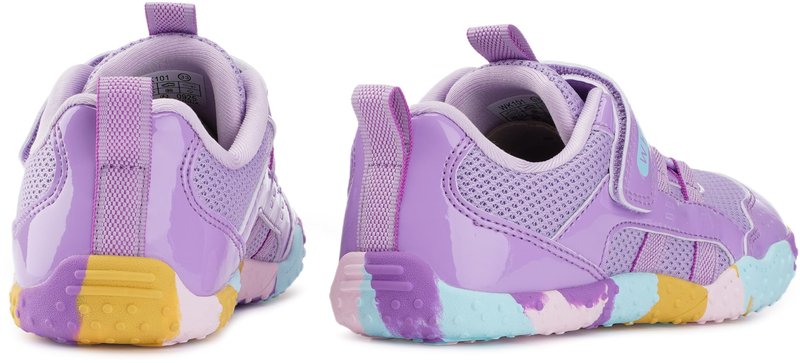 WHITIN Wide Barefoot Shoes for Little Kids Girls Boys Sneakers Size 13 Zero Drop Tennis Walking Running Fashion Slip-Resistant Colorful Purple 31