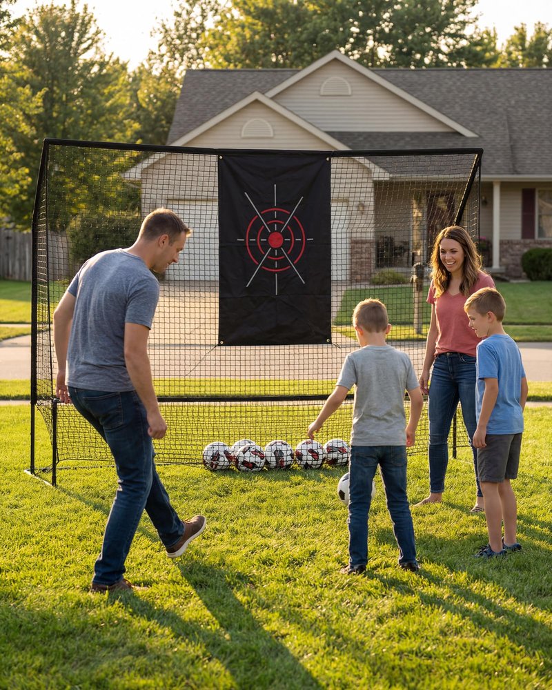 Golf Hitting Nets for Backyard Driving Real Balls, 10x7.5FT Heavy Duty Golf Practice Chipping Nets with Targeting Cloth, Outdoor & Indoor Portable Chipping Practice Swing Training Netting