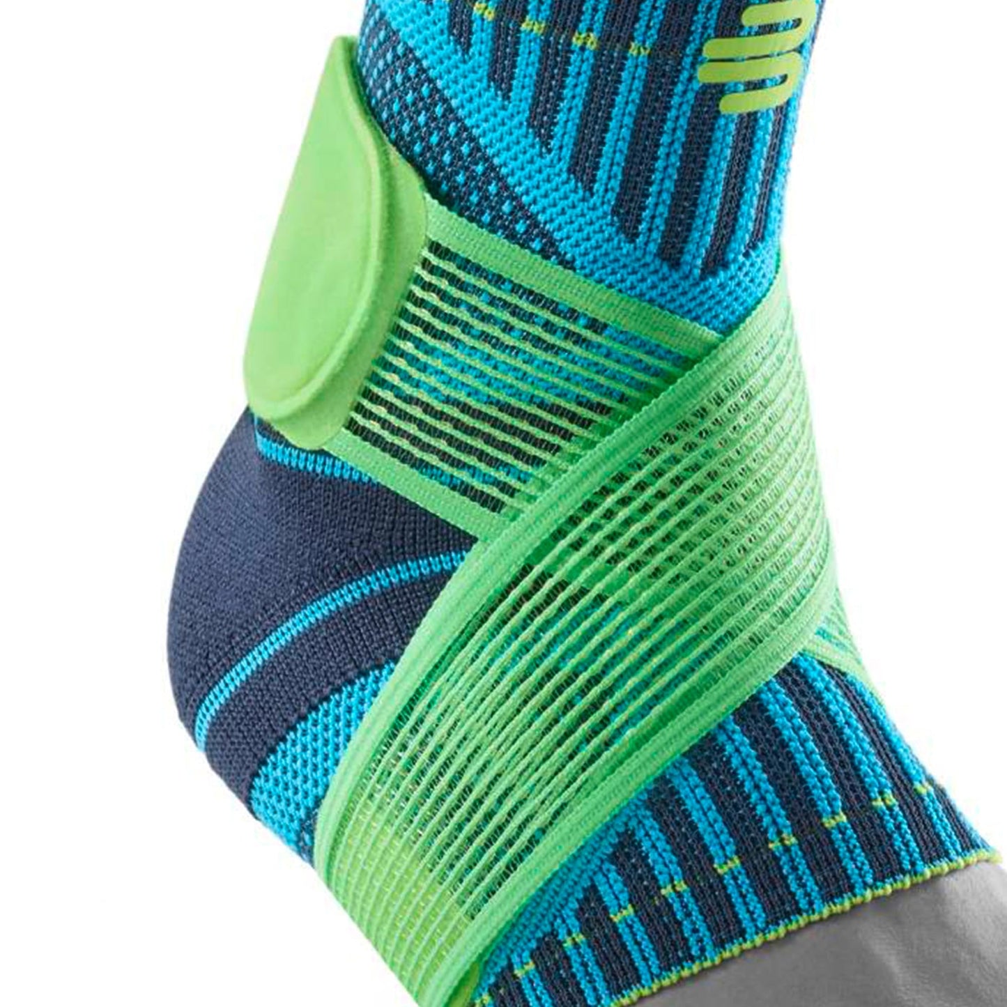 Bauerfeind Sports Ankle Support - Ankle Brace for Stabilization & Protection - Figure-8 Taping Strap - Targeted Compression - Lightweight & Durable (Rivera, Medium/Left)