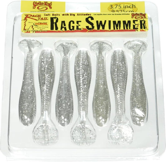 Rage Swimmer Soft Bait - Premium Fishing Lure for Bass | Durable, Realistic Design
