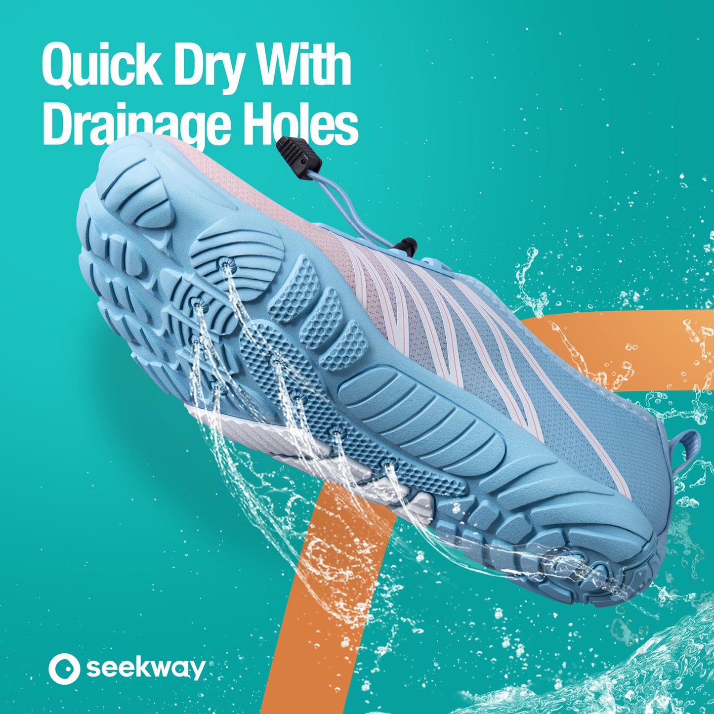 SEEKWAY Water Shoes for Women Adult Quick-Dry Aqua Sock Barefoot Men for Beach Swim River Pool Lake Hiking Kayaking Surfing