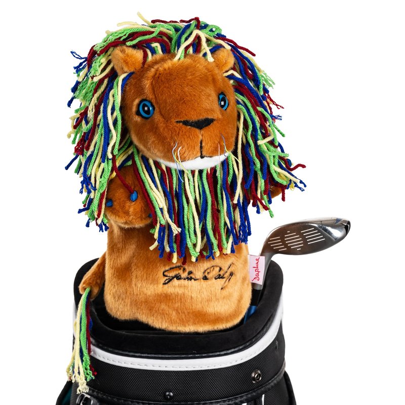 Daphne’s John Daly Lion Driver Headcover Premium Driver Headcovers Funny Golf Club Covers Stylish Protection for Your Clubs Men's Golf Gear Driver Headcover for Men and Women