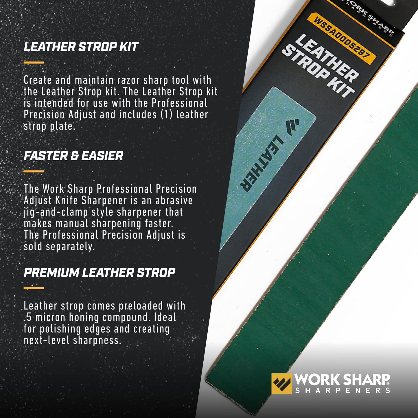 Work Sharp Professional Precision Adjust Strop Kit