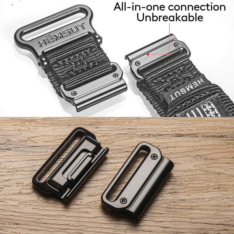 Nylon Sports Watch Band, 26mm Military Strap Compatible with Garmin Instinct 3 50mm/Fenix 8 51mm/Fenix 7X/7X Pro/6X/6X Pro/5X/5X Plus, Tactix 7 Pro/ Delta, Quatix 6X/5X, Descent MK1/MK2, Instinct 2X, Foretrex 601/701, Enduro / 2/ 3, D2
