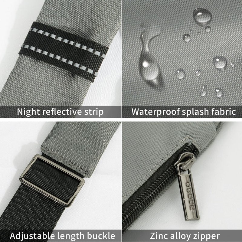 OSOCE Sling Bag for men, Anti Theft Crossbody bags for women