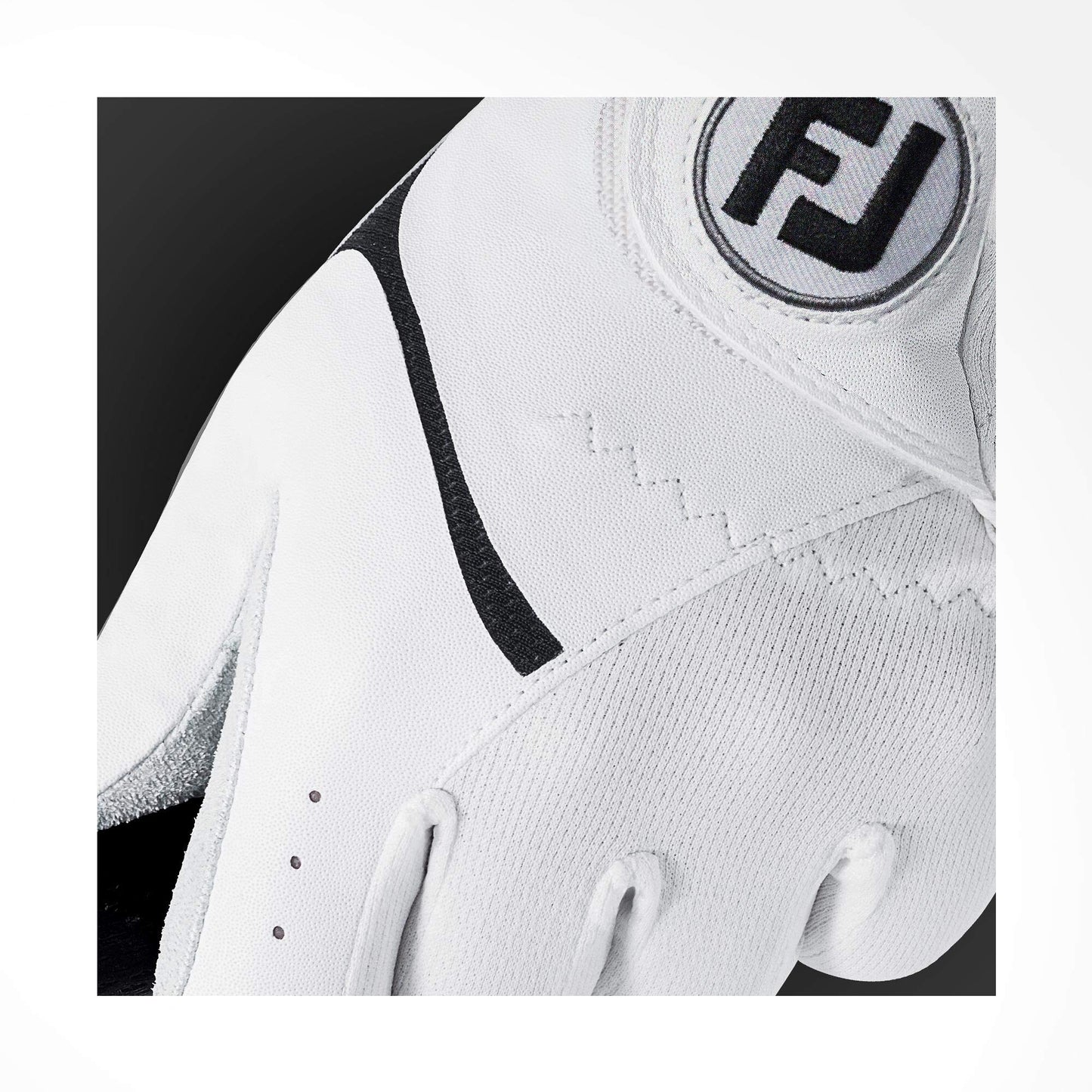 FootJoy Men's Tropicool Gloves, White, Large, Worn on Left Hand
