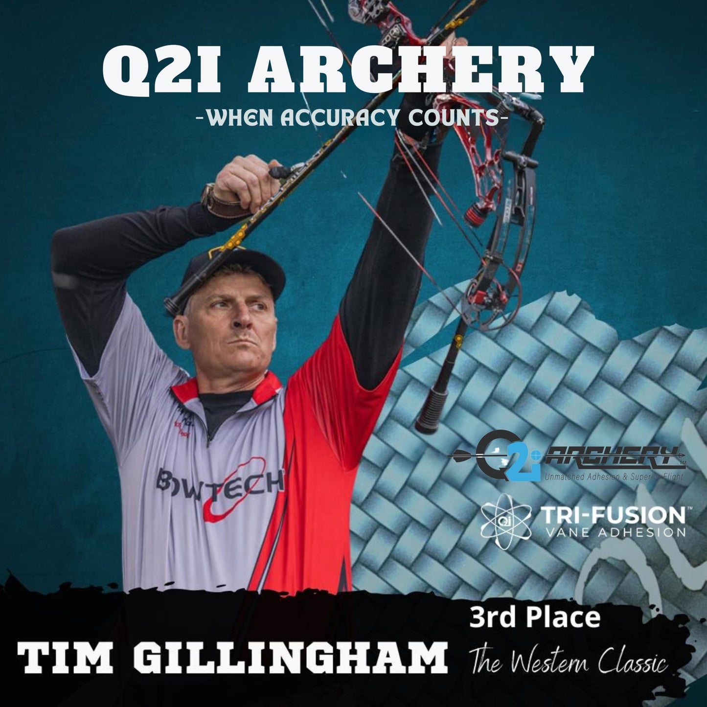 Q2i Fusion X-II | 2.5" | 100pk | Yellow High-Performance Arrow Fletching Vanes with Tri-Fusion Adhesion Technology for Target Archery